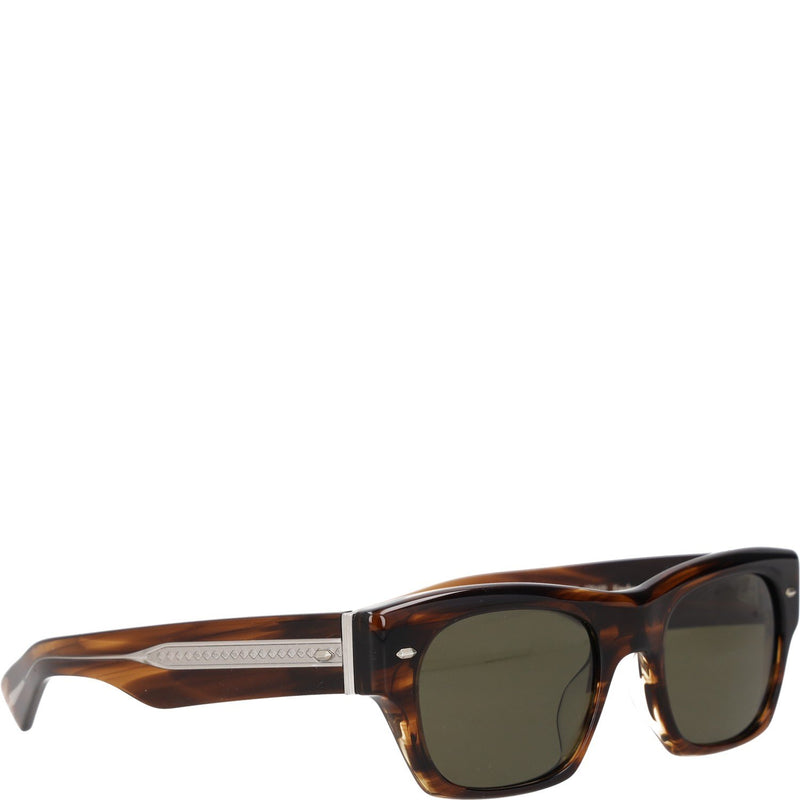 Oliver Peoples Tortoiseshell-Effect Rectangle-frame Sunglasses