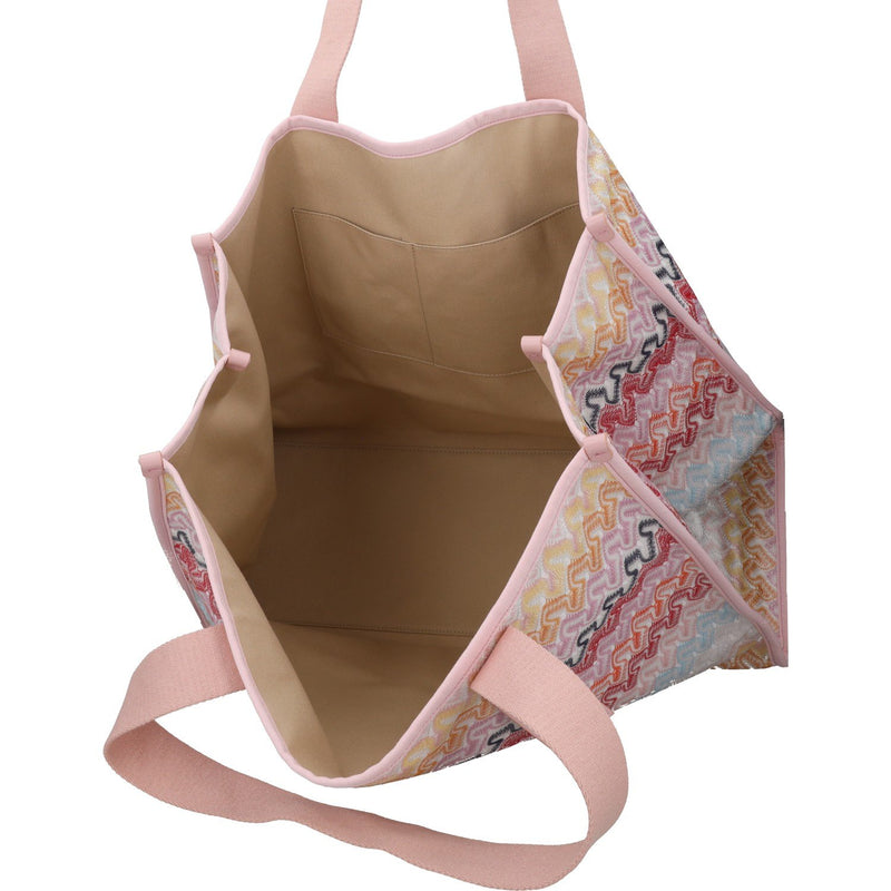 Missoni Metallic Printed Canvas Tote