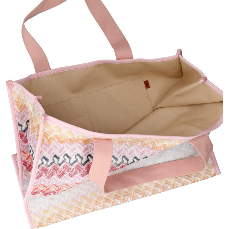 Missoni Metallic Printed Canvas Tote
