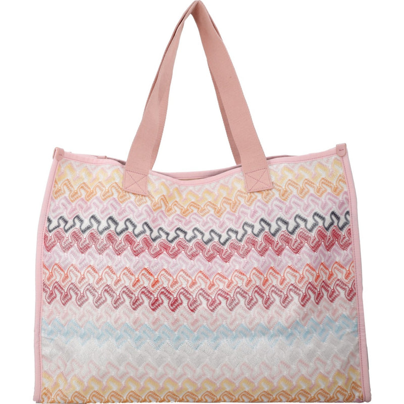 Missoni Metallic Printed Canvas Tote