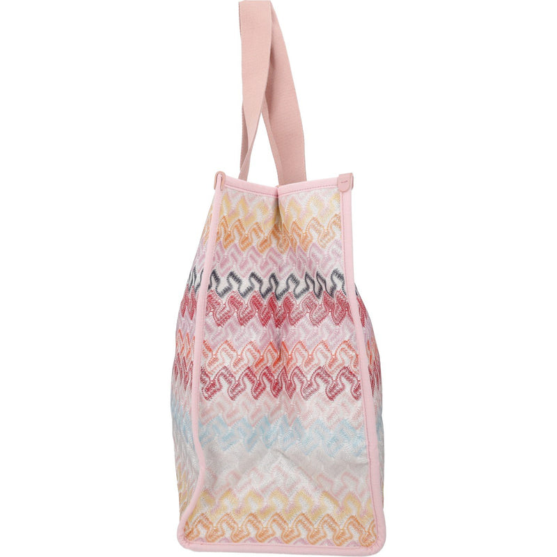 Missoni Metallic Printed Canvas Tote
