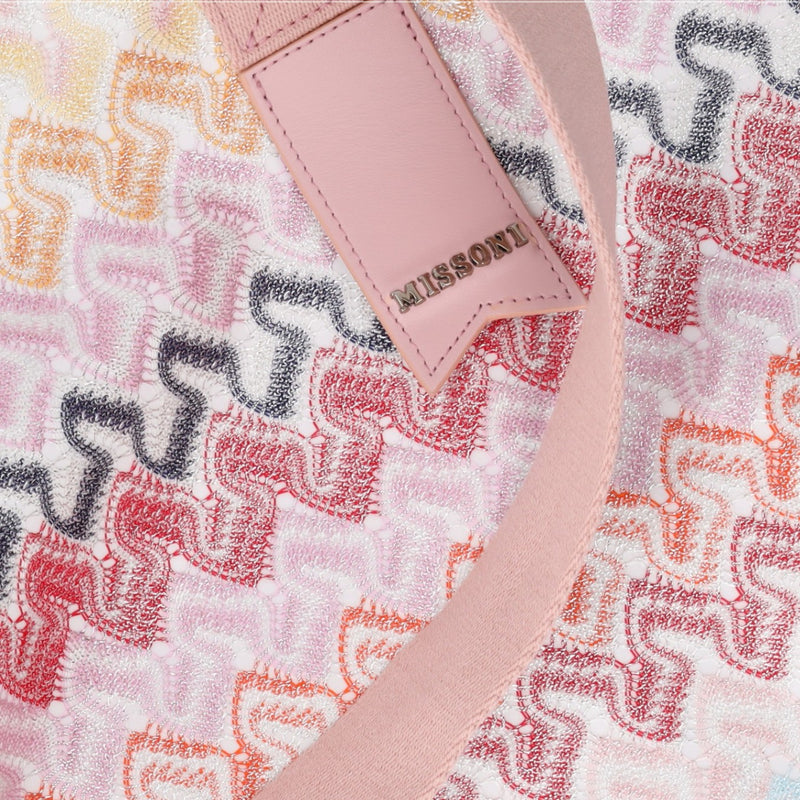 Missoni Metallic Printed Canvas Tote