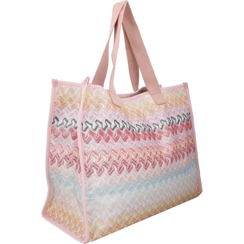 Missoni Metallic Printed Canvas Tote