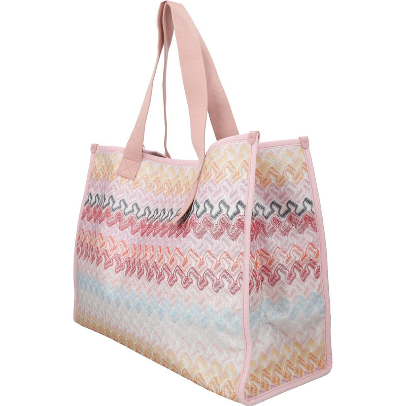 Missoni Metallic Printed Canvas Tote