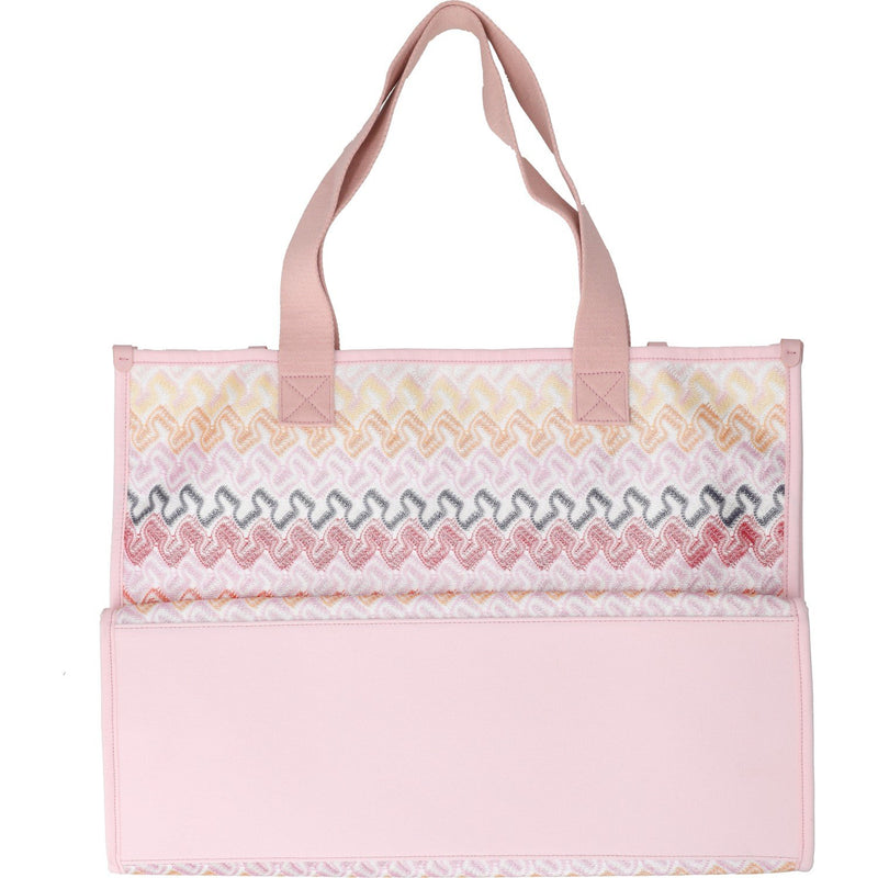 Missoni Metallic Printed Canvas Tote