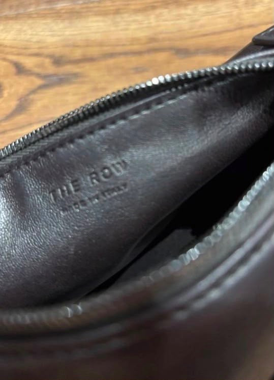 The Row 90’s Dark Brown Leather Top Handle Bags