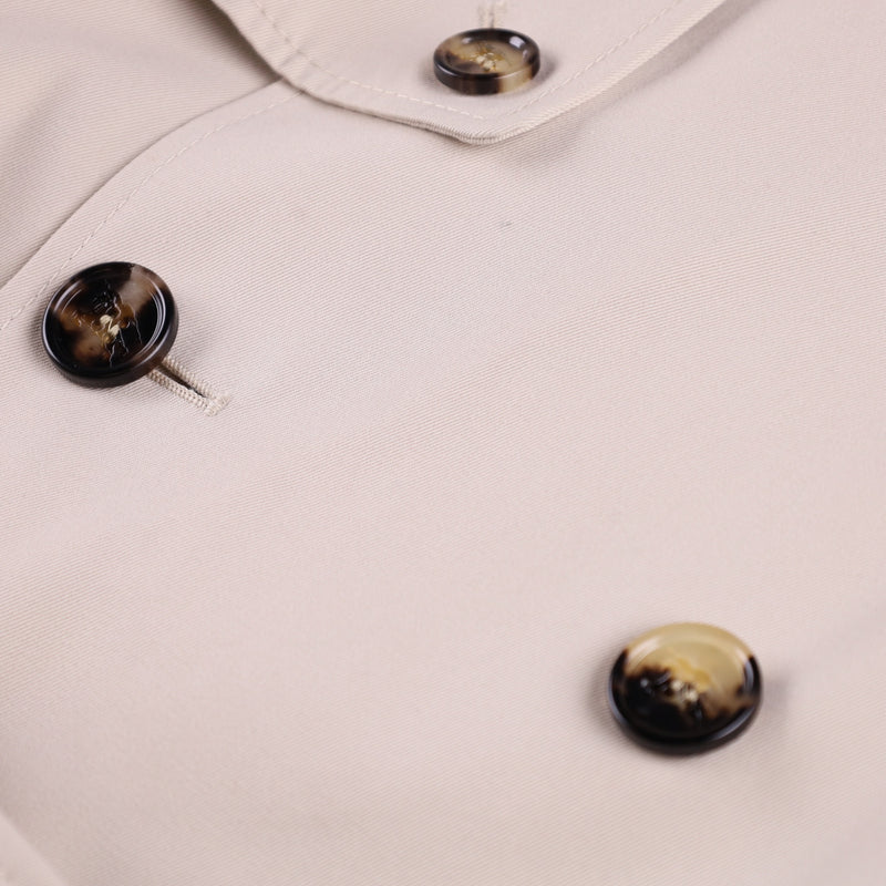 Burberry Gabardine Short Trench Coat