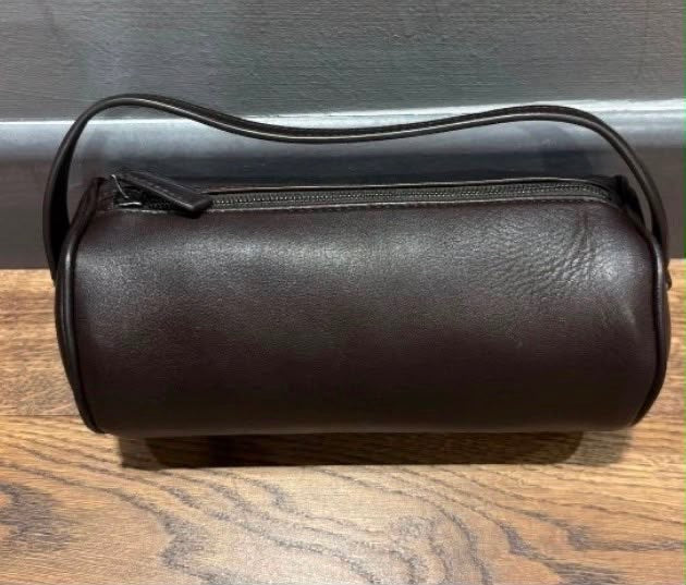 The Row 90’s Dark Brown Leather Top Handle Bags