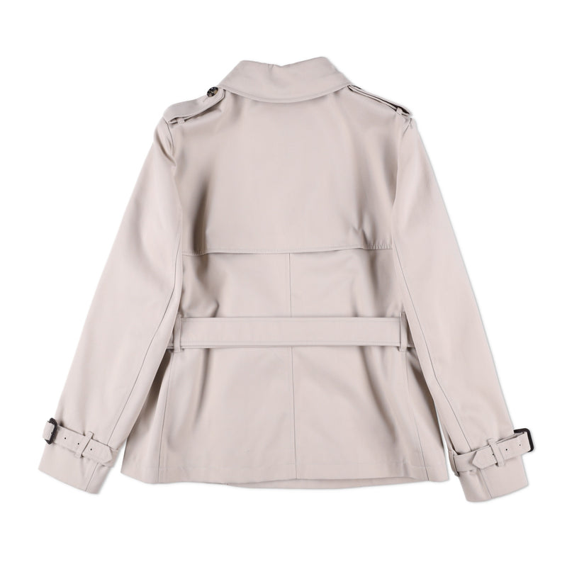 Burberry Gabardine Short Trench Coat
