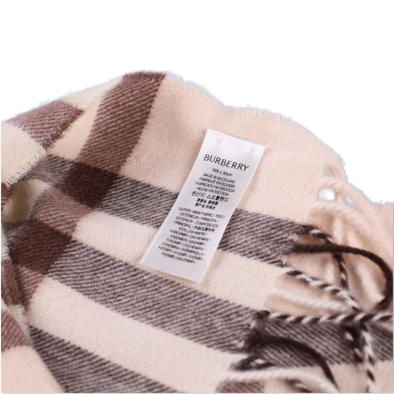 Burberry Cashmere Check Scarf