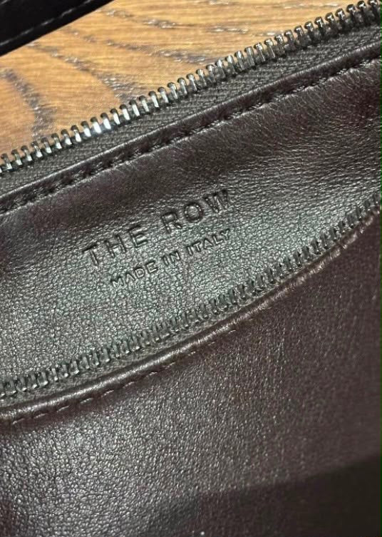 The Row 90’s Dark Brown Leather Top Handle Bags
