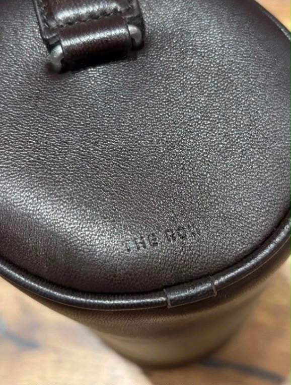 The Row 90’s Dark Brown Leather Top Handle Bags