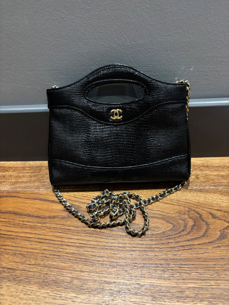 Chanel 31 Metiers D’art Black Flap bag with chain