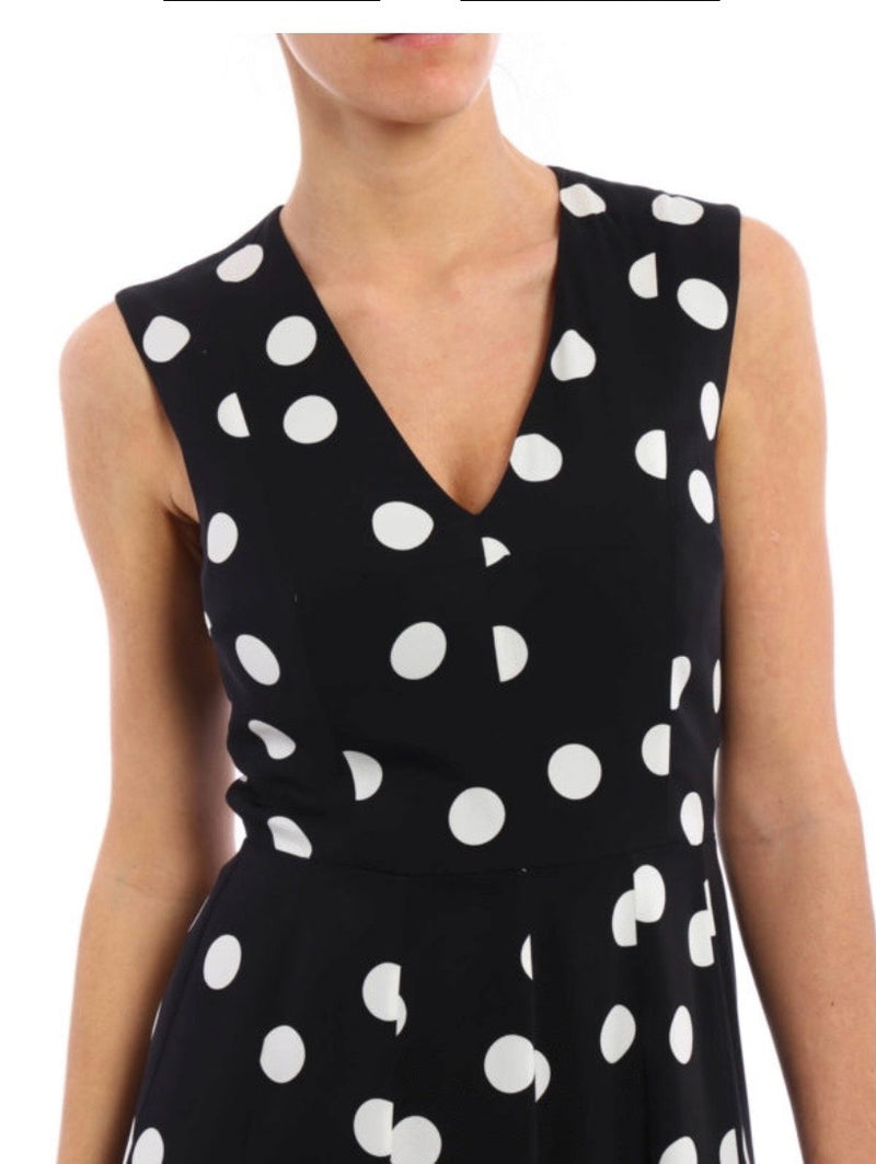 Dolce & Gabbana Black and white Silk Day dress
