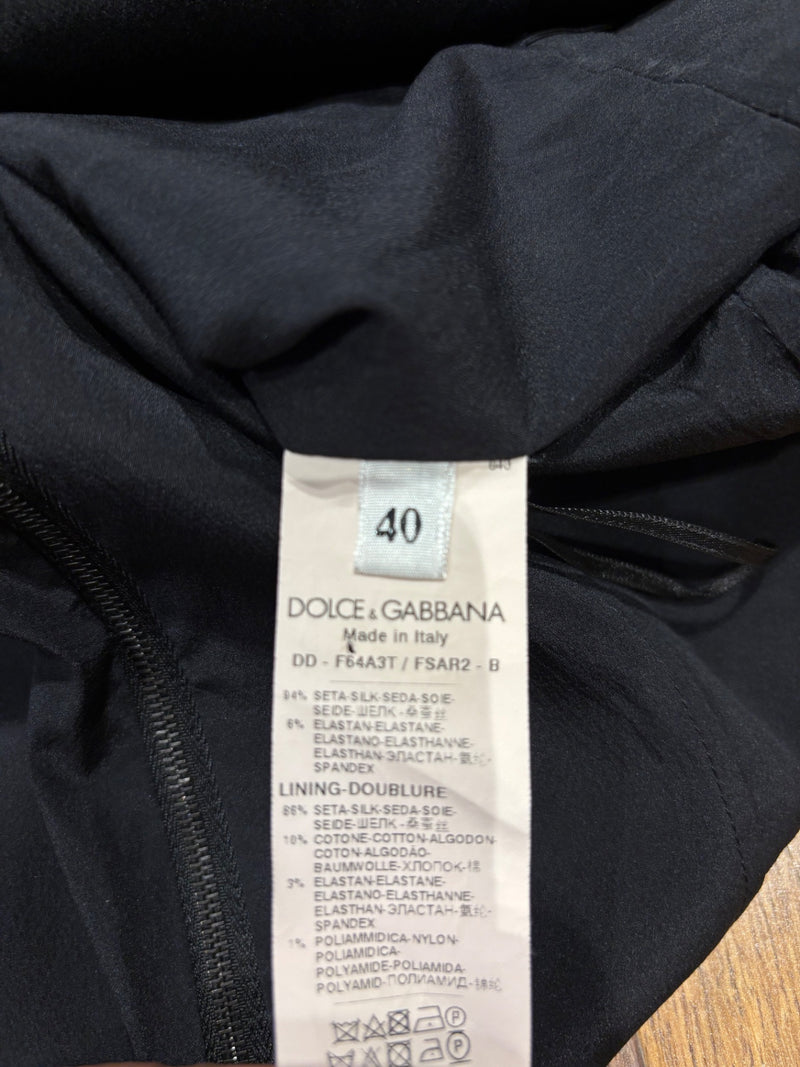 Dolce & Gabbana Black and white Silk Day dress