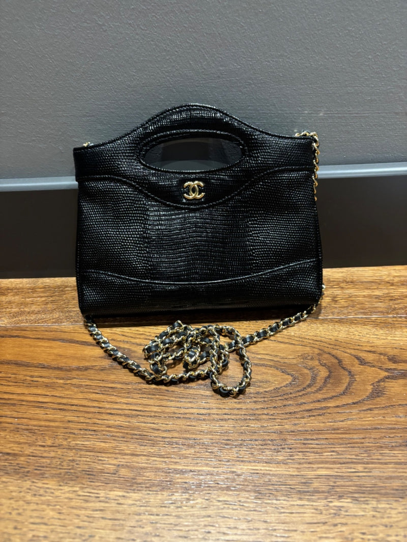 Chanel 31 Metiers D’art Black Flap bag with chain