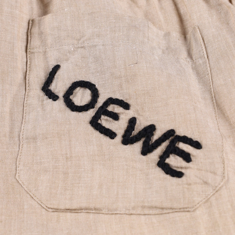 LOEWE Beige Linen Men's Pants