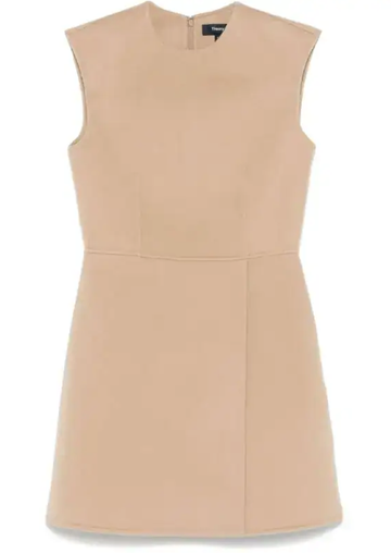 Theory Wrap-skirt Mini Dress