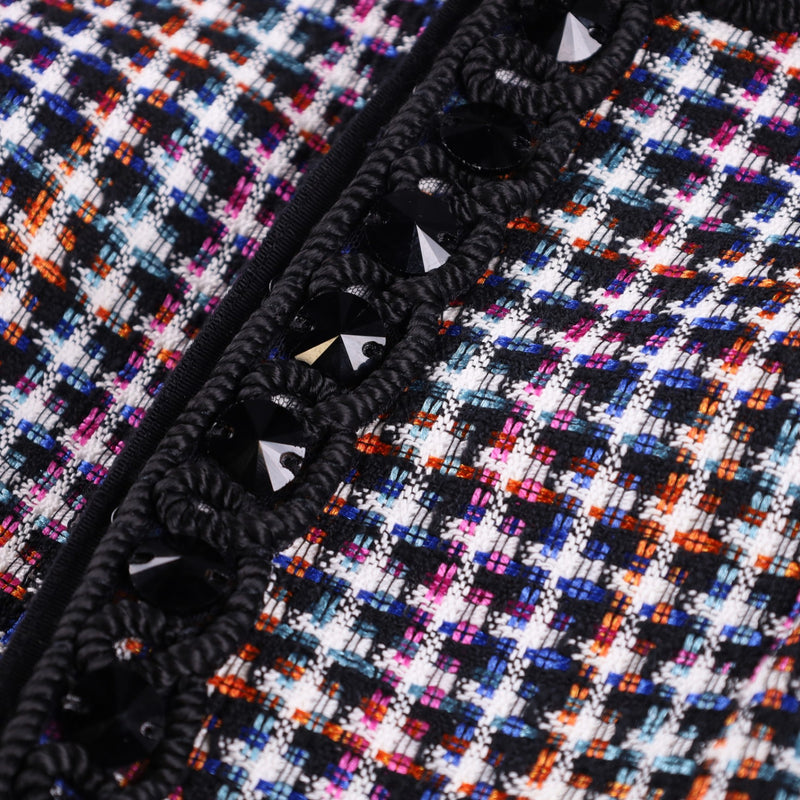 Carolina Herrera Crystal-embellished Tweed Jacket