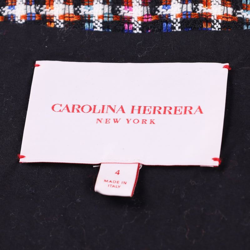 Carolina Herrera Crystal-embellished Tweed Jacket