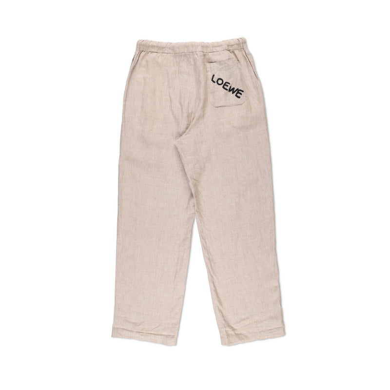 LOEWE Beige Linen Men's Pants
