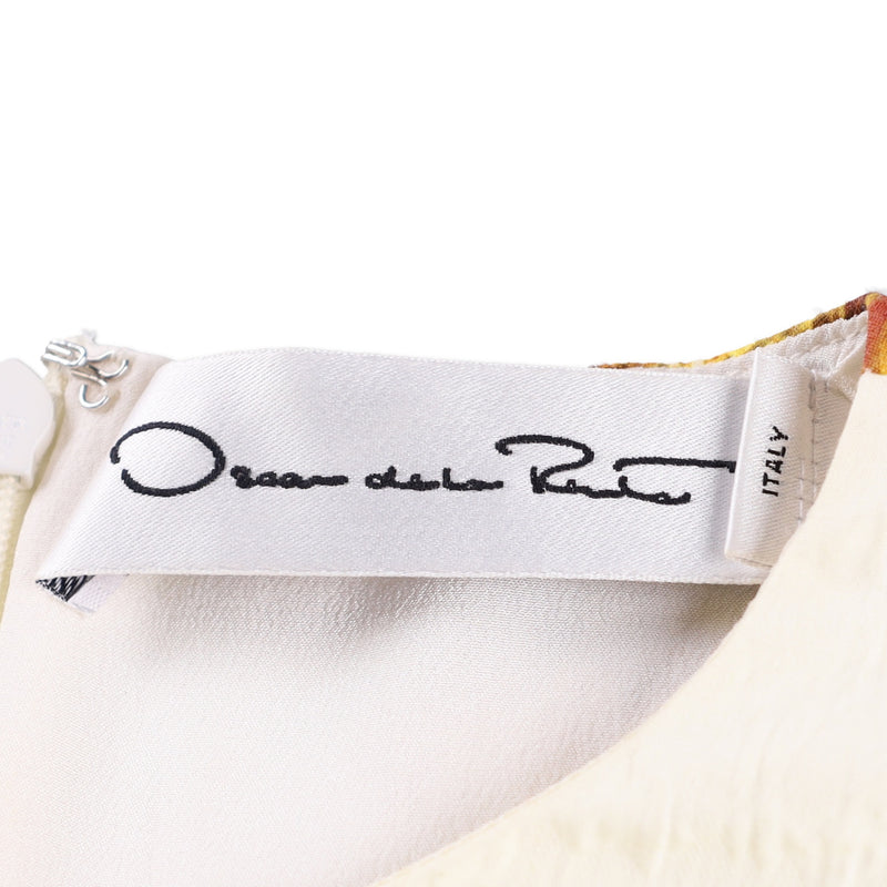 Oscar de la Renta Sunflower-print Shift Mini Dress