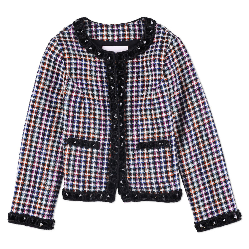 Carolina Herrera Crystal-embellished Tweed Jacket