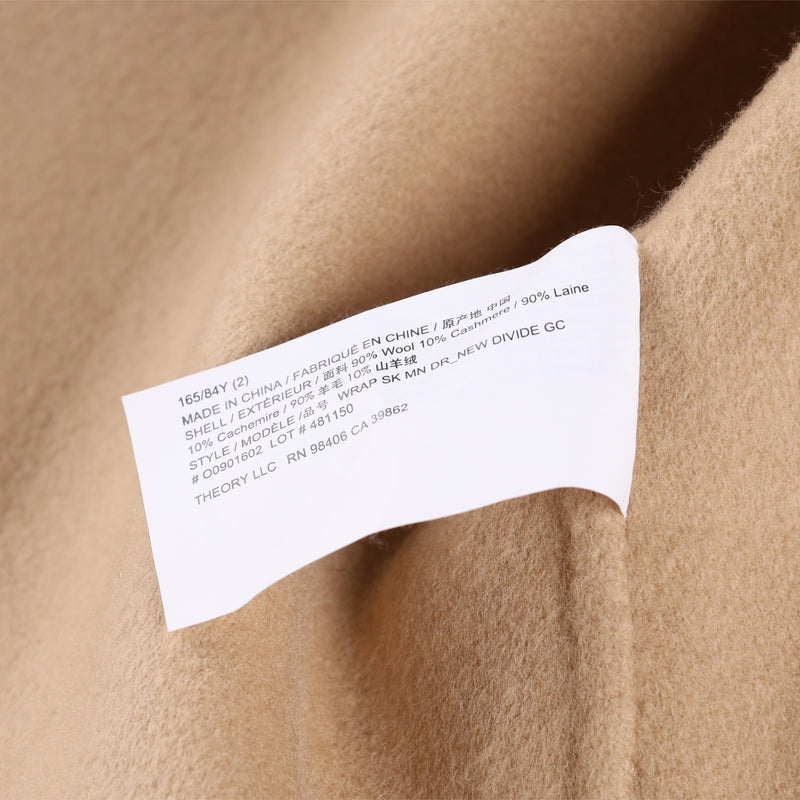 Theory Wrap-skirt Mini Dress