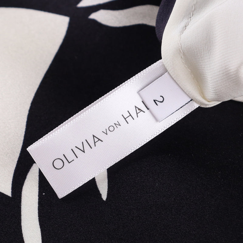 Olivia von Halle Yves Romain Panther Long Pyjama Set in Silk Twill