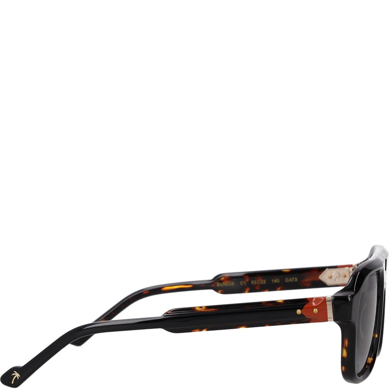 Sunday Somewhere Lotus Black Plastic Sunglasses