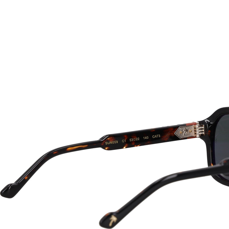 Sunday Somewhere Lotus Black Plastic Sunglasses