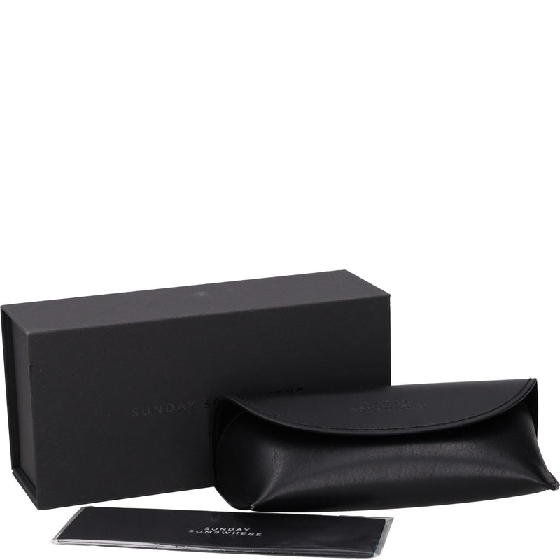 Sunday Somewhere Lotus Black Plastic Sunglasses