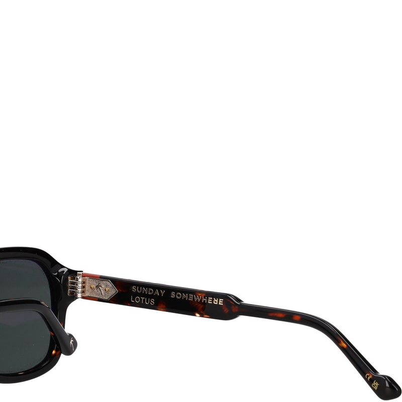 Sunday Somewhere Lotus Black Plastic Sunglasses