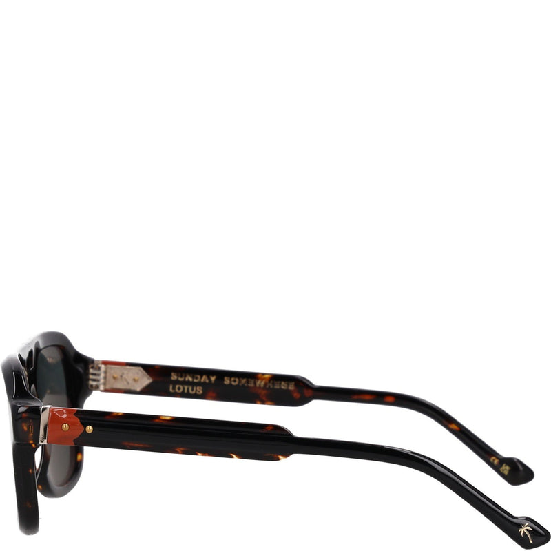 Sunday Somewhere Lotus Black Plastic Sunglasses