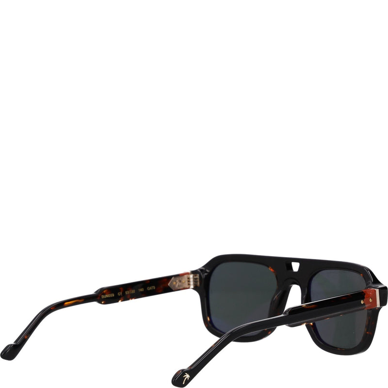 Sunday Somewhere Lotus Black Plastic Sunglasses