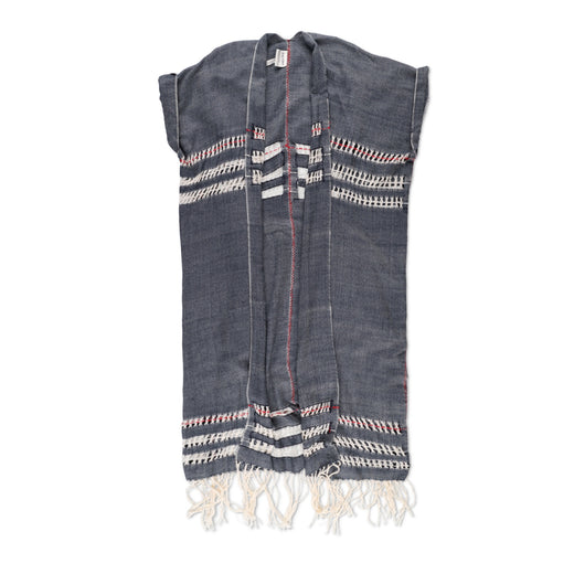 Escvdo GreyCotton Peruvian  Poncho
