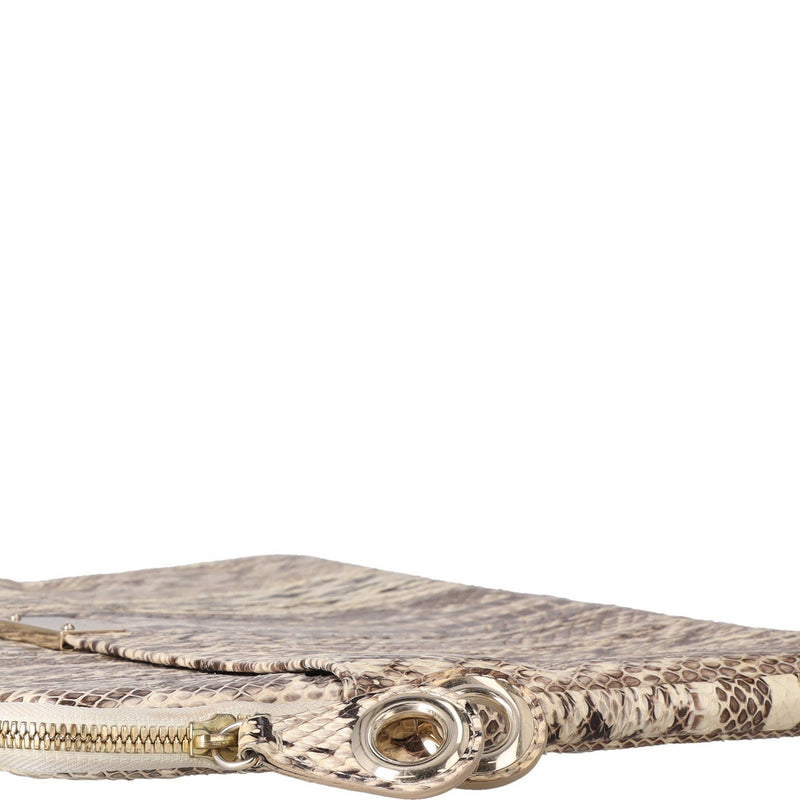 Jimmy Choo Ryan Elaphe Snakeskin Laptop Case 