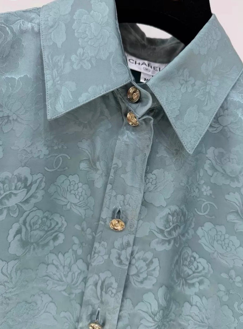 Chanel Silk Sleeveless Shirt