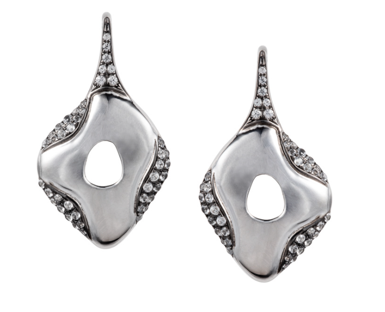 Manpriya Morph Mini Silver Earrings
