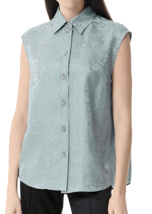 Chanel Silk Sleeveless Shirt