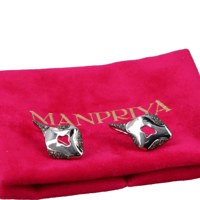 Manpriya Morph Mini Silver Earrings