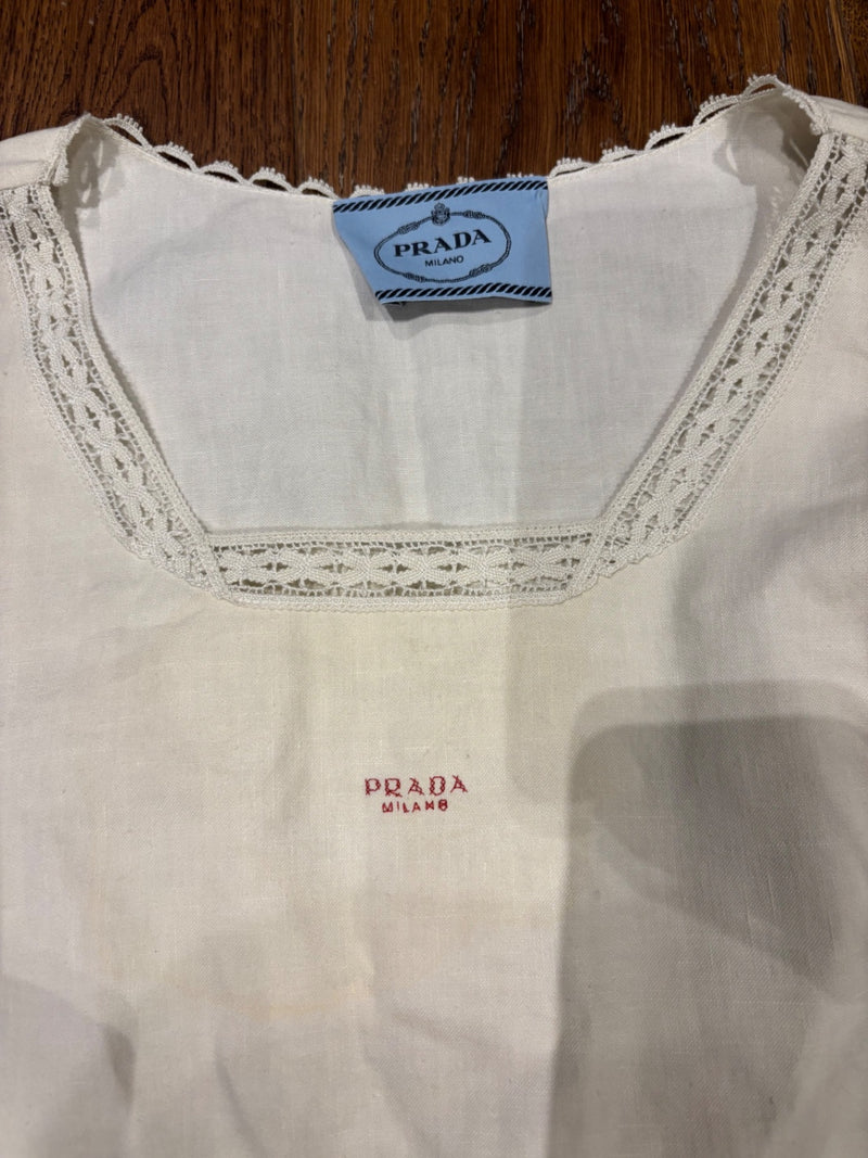 Prada Cream/Beige Linen Dress