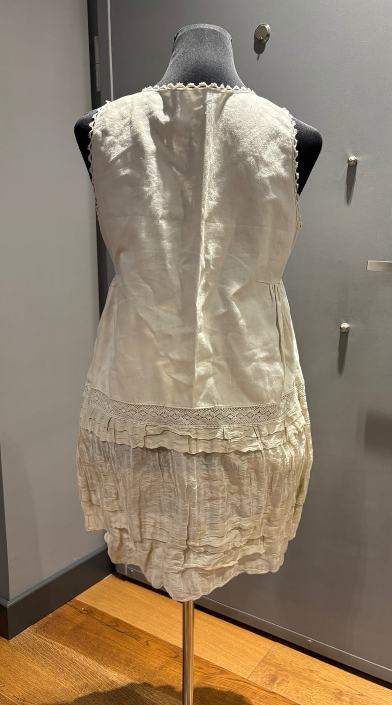 Prada Cream/Beige Linen Dress
