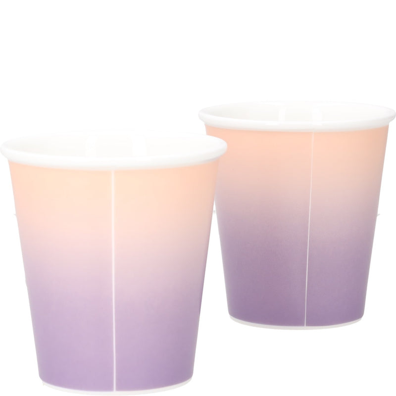 Tiffany Coffee Cups in Infinity Morganite Bone China, Set of Two