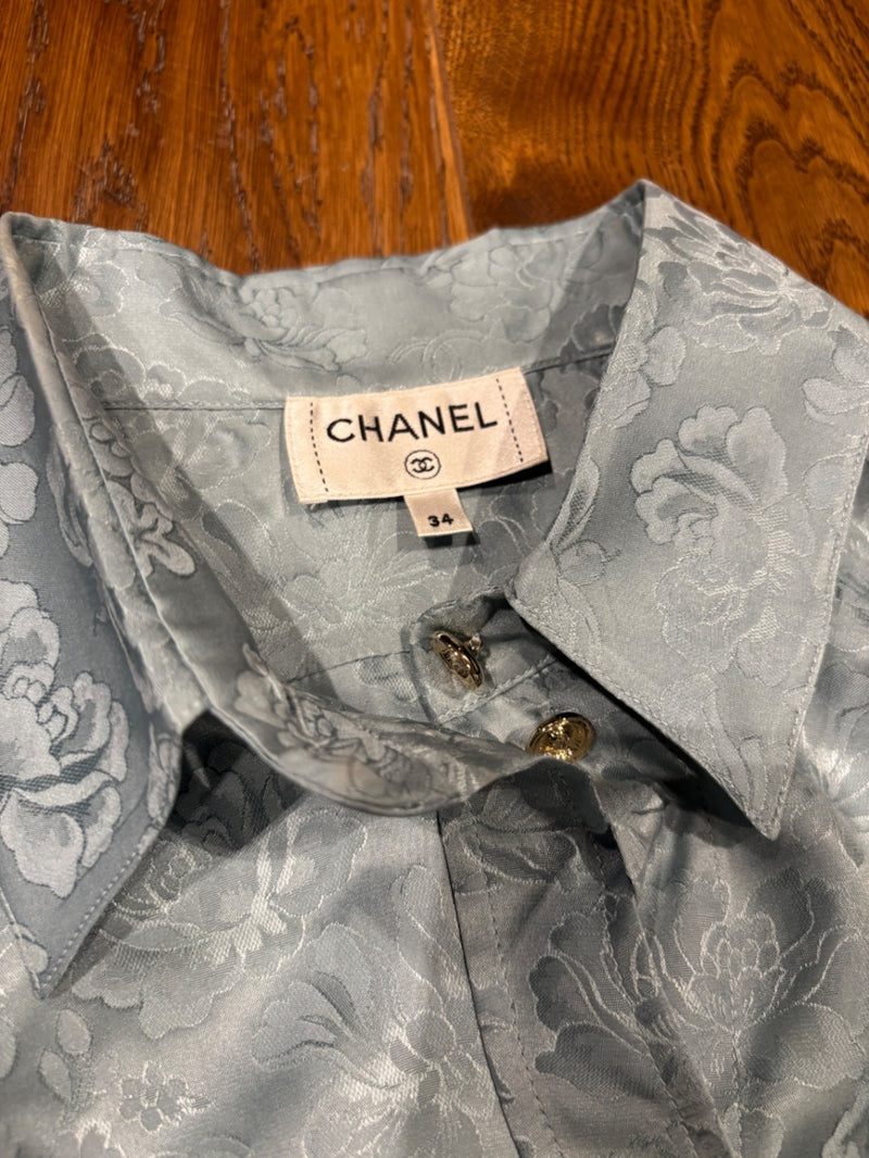 Chanel Silk Sleeveless Shirt