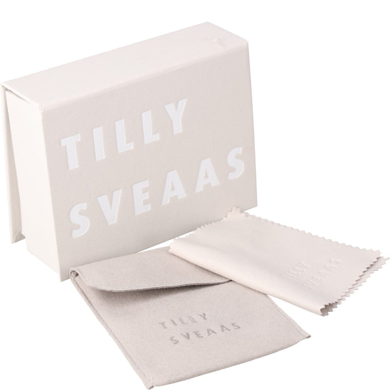 Tilly Sveaas Small Double Gold Plated Heart on Belcher Necklace