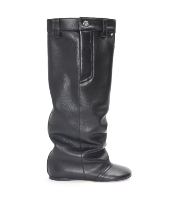 Loewe Toy Black Leather knee high Boots, £1850