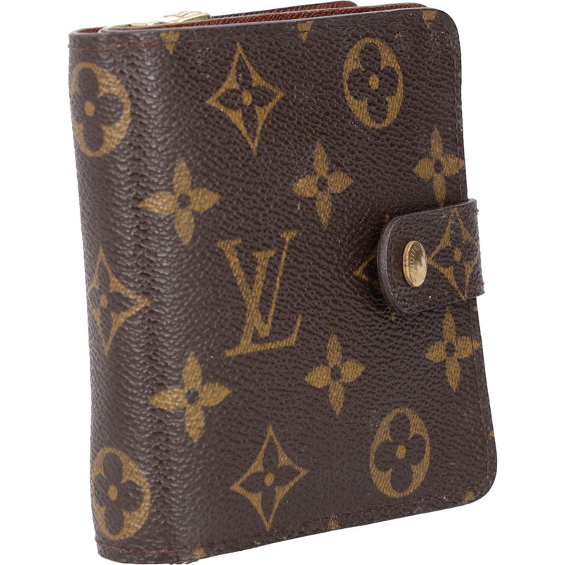 Louis Vuitton Monogram Compact Zip Bifold Wallet