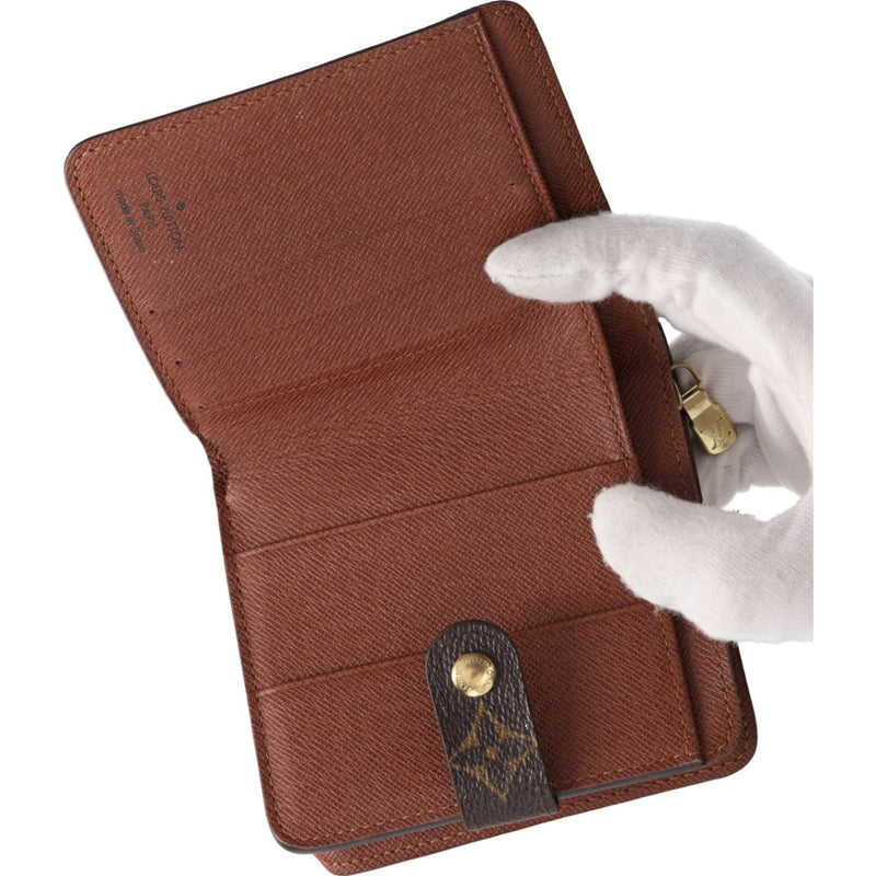 Louis Vuitton Monogram Compact Zip Bifold Wallet