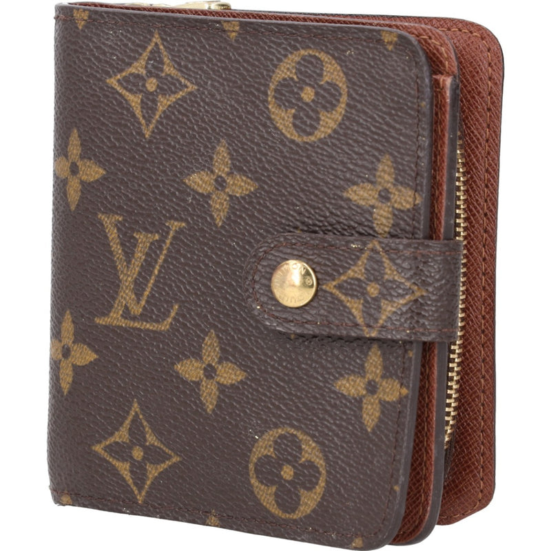 Louis Vuitton Monogram Compact Zip Bifold Wallet